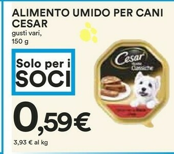 Coop Cesar Alimento Umido Per Cani offerta