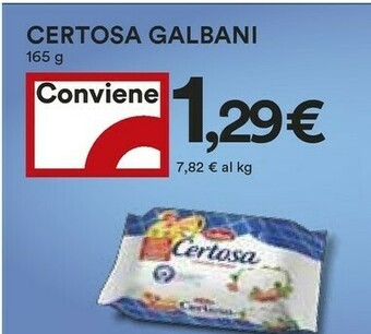 Coop Galbani Certosa 165 G(ml) offerta