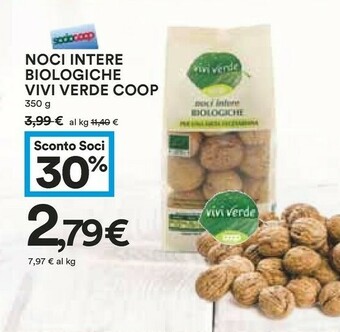 Coop Vivi verde coop Noci Intere Biologiche offerta