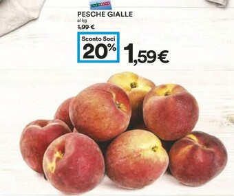 Coop Pesche Gialle offerta