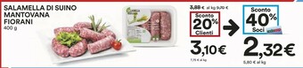 Coop Fiorani Salamella Di Suino Mantovana offerta