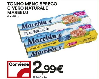 Coop Mareblu - Tonno Al Naturale 240 G(ml) offerta
