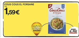 Coop El Forsane - Cous Cous 1000 G(ml) offerta