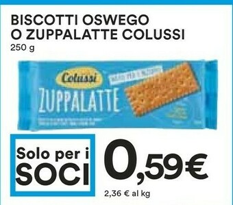 Coop Colussi Zuppalatte 250 G(ml) offerta