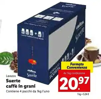 Lidl Lavazza Suerte Caffè offerta