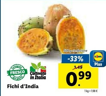 Lidl Fichi D'india offerta