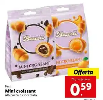 Lidl Bauli I Minuti Mini Croissant Albicocca 75 G(ml) offerta