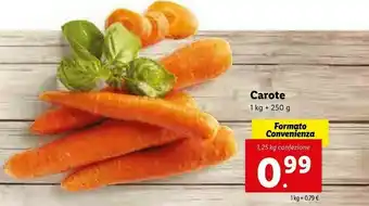 Lidl Lidl Carote offerta