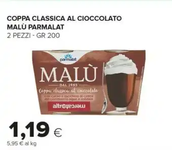 Tigre Parmalat Coppa Classica Al Cioccolato Malu 200 Gr offerta