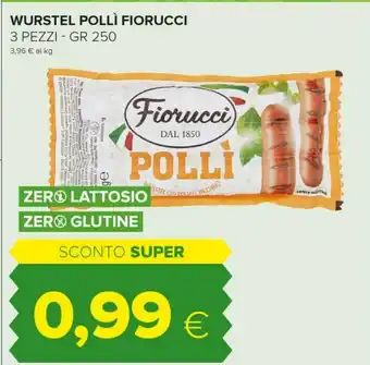 Tigre Fiorucci Wurstel Pollì 250 Gr offerta