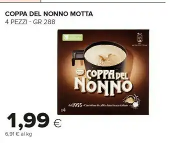 Tigre Motta Coppa Del Nonno Con Infuso Di Caffè E Latte Fresco Italiano 288 G(ml) offerta