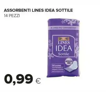 Tigre Lines Assorbenti Idea Sottile offerta