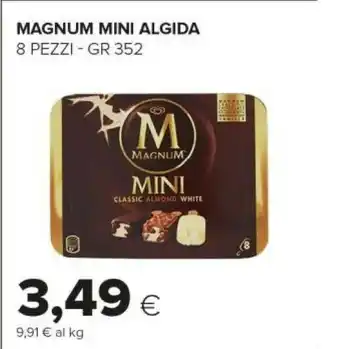 Tigre Algida Magnum Mini Classic Almond White offerta