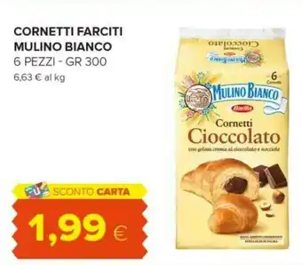 Tigre Mulino Bianco Cornetti Cioccolato 300 G(ml) offerta