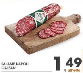 Eurospar SALAME NAPOLI GALBANI offerta