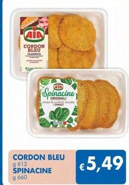MD Discount Aia cordon bleu / spinacine offerta