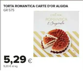 Tigre Algida Torta Romantica Carte D'or 575 Gr offerta