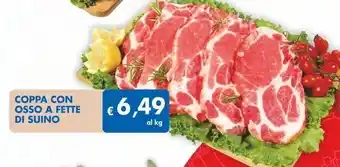 MD Discount Coppa con osso a fette di suino offerta