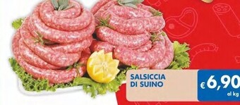MD Discount Salsiccia di suino offerta