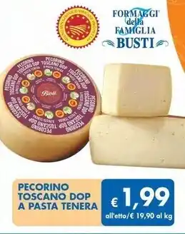 MD Discount Formaggi della famiglia busti pecorino toscano dop a pasta tenera offerta