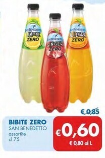 MD Discount San benedetto bibite zero offerta