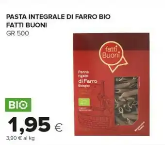 Tigre Fatti Buoni Pasta Integrale Di Farro Bio 500 G offerta