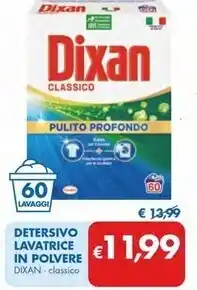 MD Discount Dixan detersivo lavatrice in polvere offerta