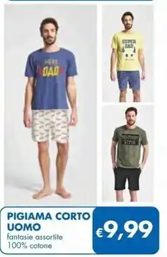 MD Discount Pigiama corto uomo offerta