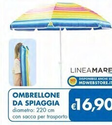 MD Discount Ombrellone da spiaggia offerta