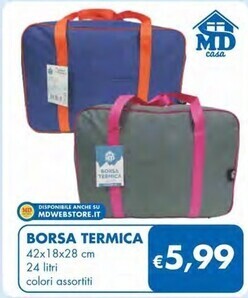 MD Discount Borsa termica offerta