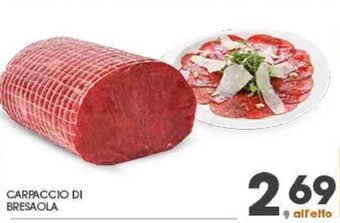 Eurospar CARPACCIO DI BRESAOLA offerta