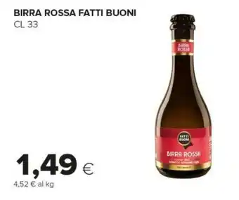 Tigre Fatti Buoni Birra Rossa 330ml offerta