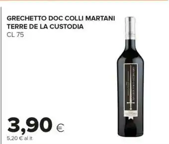 Tigre Terre de la cvstodia Grechetto Colli Martani 750 G(ml) offerta