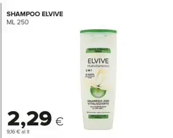 Tigre L’Oréal Paris Elvive Multivitamines - 250 Ml - Shampoo Donna offerta