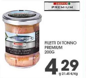 Eurospar FILETTI DI TONNO PREMIUM 200G offerta