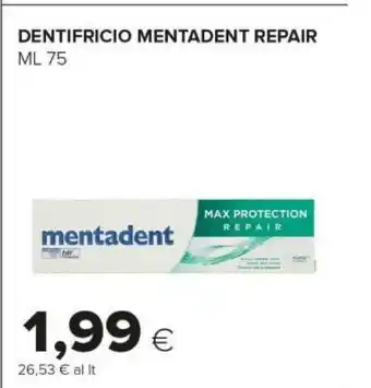Tigre Mentadent Dentifricio Repair offerta