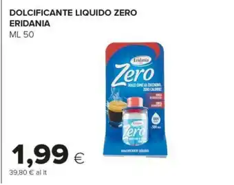 Tigre Eridania Zero Dolcificante Liquido 50 G(ml) offerta