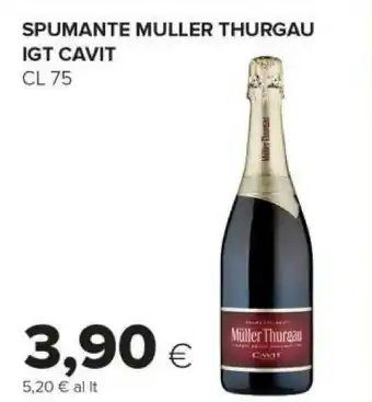 Tigre Cavit - Spumante Brut Muller Thurgau 750 G(ml) offerta