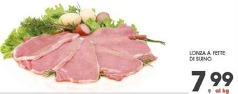 Eurospar LONZA A FETTE DI SUINO offerta