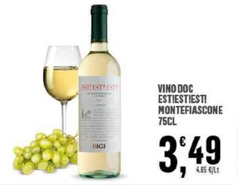 Eurospar VINO DOC EST! EST! EST! MONTEFIASCONE 75CL offerta