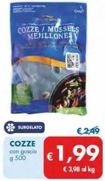 MD Discount SURGELATO COZZE con guscio g 500 offerta