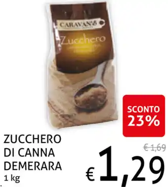 Ecu Discount Caravan's Zucchero di Canna Demerara 1kg offerta