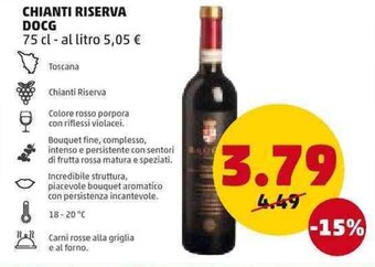 PENNY CHIANTI RISERVA DOCG 75 cl offerta
