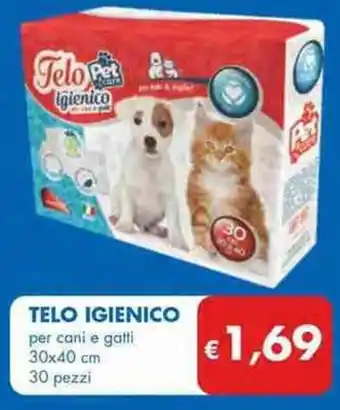 MD Discount TELO IGIENICO per cani e gatti 30x40 cm 30 pezzi offerta