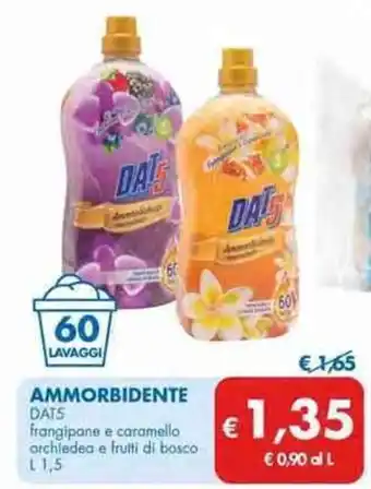 MD Discount AMMORBIDENTE DAT. 5 frangipane e caramello orchiedea e frutti di bosco L 1,5 offerta