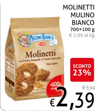 Ecu Discount Mulino Bianco Molinetti 700+100g offerta