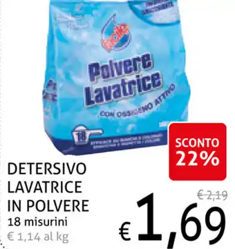 Ecu Discount Polvere Lavatrice Detersivo 18 misurini offerta