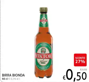 Ecu Discount Viktor Bionda Birra offerta