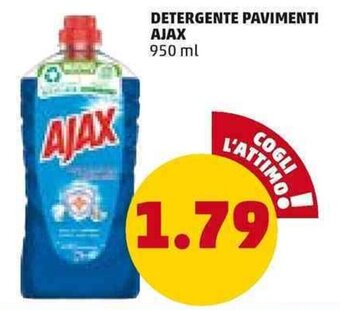 PENNY DETERGENTE PAVIMENTI AJAX 950 ml offerta