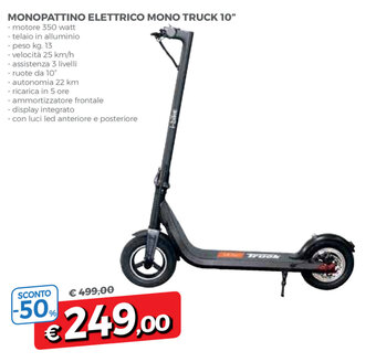 Monopattino Elettrico Mono Truck 10"